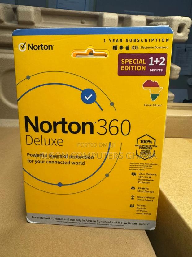 Norton 360 Deluxe - 3 Users - 2022 - Africa · Photo 1