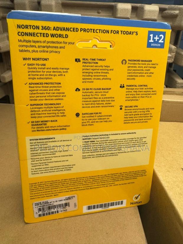 Norton 360 Deluxe - 3 Users - 2022 - Africa · Photo 2