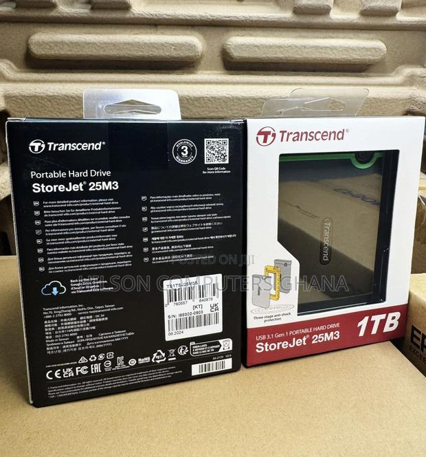 Transcend 1tb Storejet 25m3 USB 3.1 Gen1 External Hard Drive · Photo 2