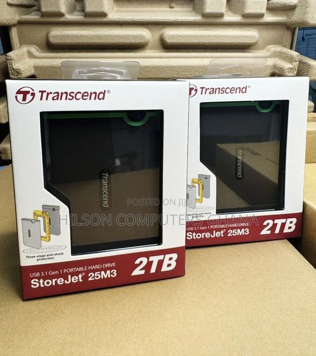 Transcend 2tb Storejet 25m3 USB 3.1 Gen1 External Hard Drive · Photo 1