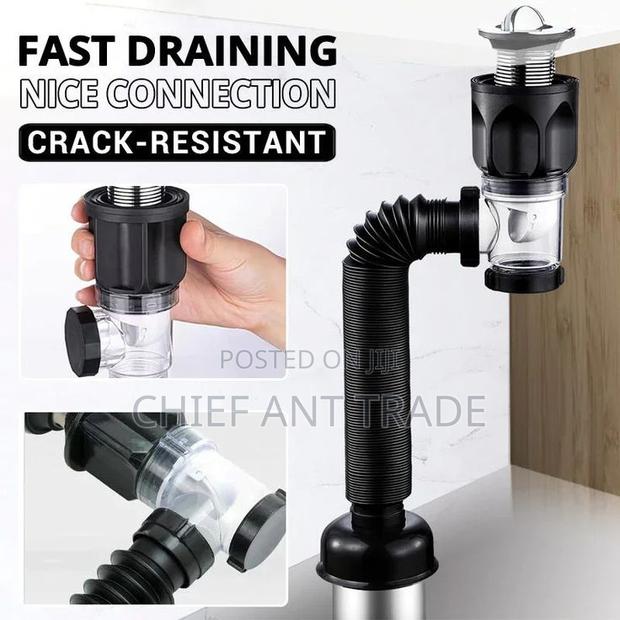 Pop Up Drain With Extensible Hose Wky-8008yb · Photo 1