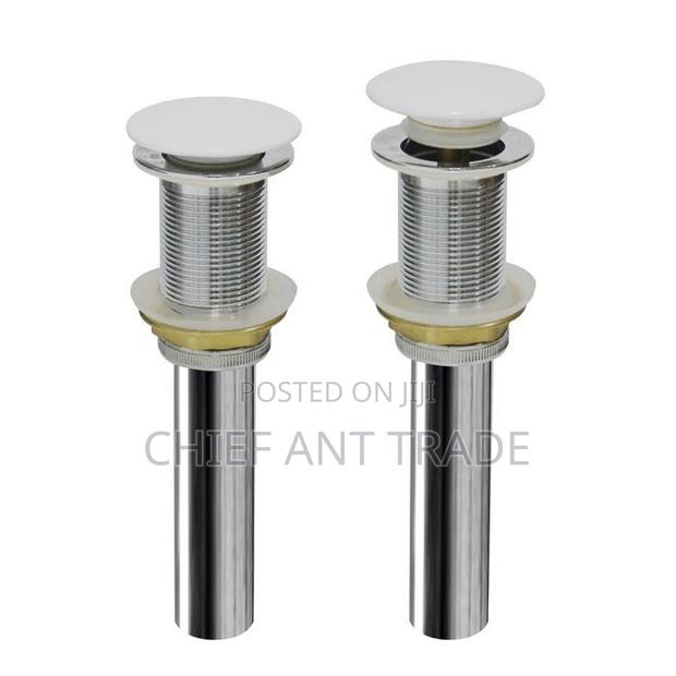 White Pop Up Drain With Extensible Hose Jx12050w · Photo 2