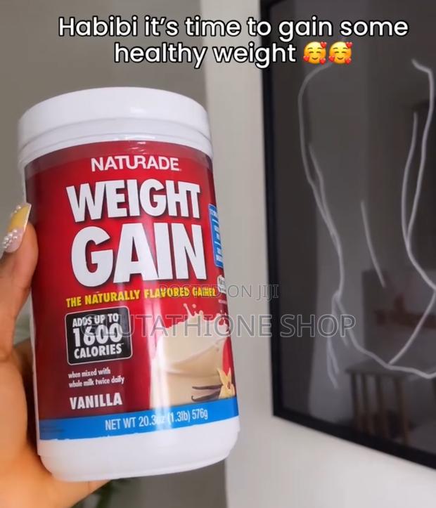 Naturade Weight Gain Instant Nutrition Drink Mix, Vanilla · Photo 1