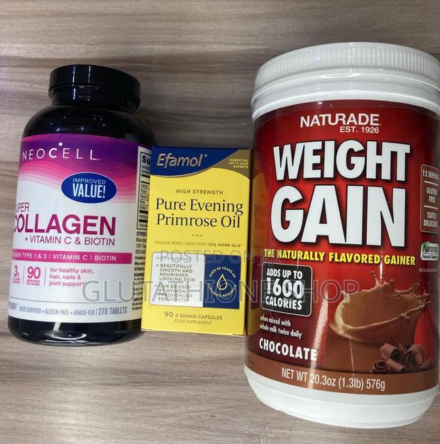 Naturade Weight Gain Instant Nutrition Drink Mix, Vanilla · Photo 3