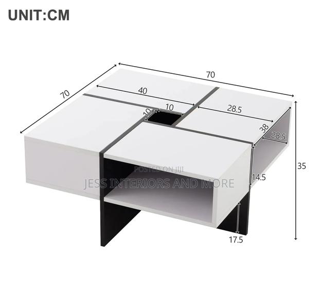 Coffee Table (Black White) · Photo 3