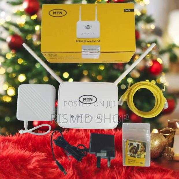 MTN Universal Broadband 4g Router + Backup Battery - White · Photo 1