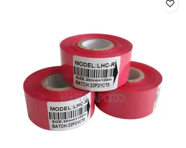 Coding Ribbon Roll Red Color 30mmx100m · Photo 2