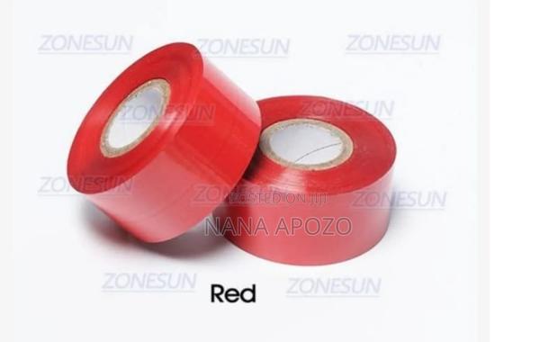 Coding Ribbon Roll Red Color 30mmx100m · Photo 5