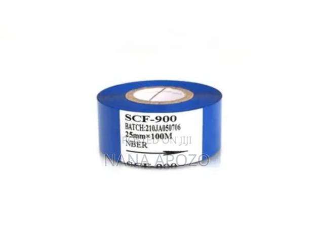 Coding Ribbon Roll Blue Color 30mmx100m · Photo 2