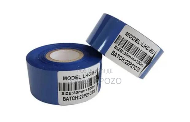 Coding Ribbon Roll Blue Color 30mmx100m · Photo 4