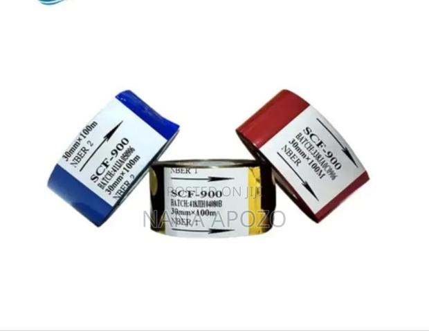 Coding Ribbon Roll Blue Color 30mmx100m · Photo 5