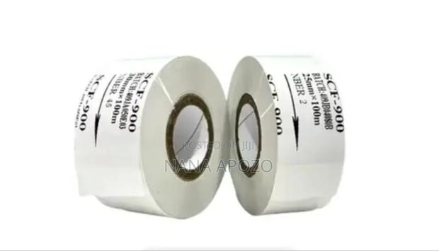 Coding Ribbon Roll White Color 30mmx100m · Photo 1