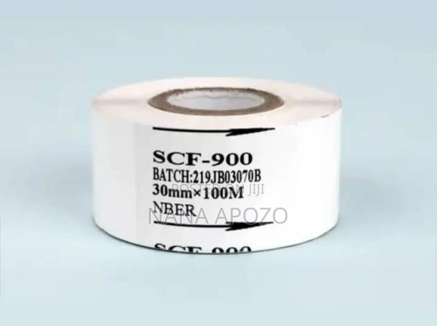 Coding Ribbon Roll White Color 30mmx100m · Photo 2
