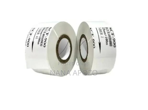 Coding Ribbon Roll White Color 30mmx100m · Photo 3