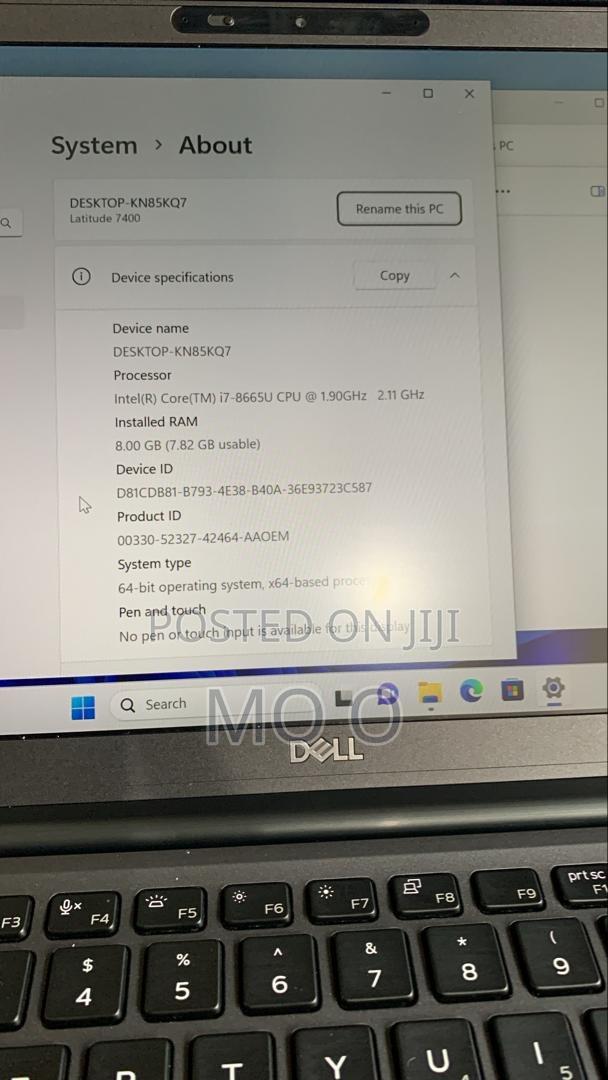 Laptop Dell Latitude 7400 8GB Intel Core I7 SSD 256GB · Photo 3