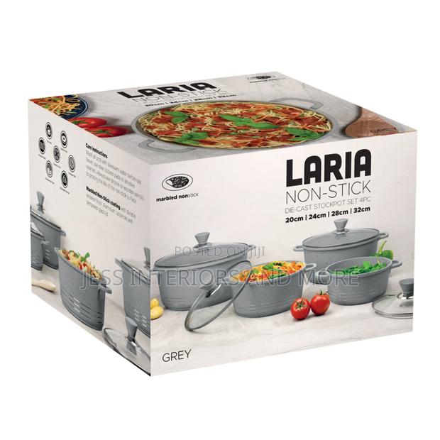 Laria 4pc Cookware Set (Grey Marbled) · Photo 4