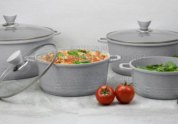 Laria 4pc Cookware Set (Grey Marbled) · Photo 3