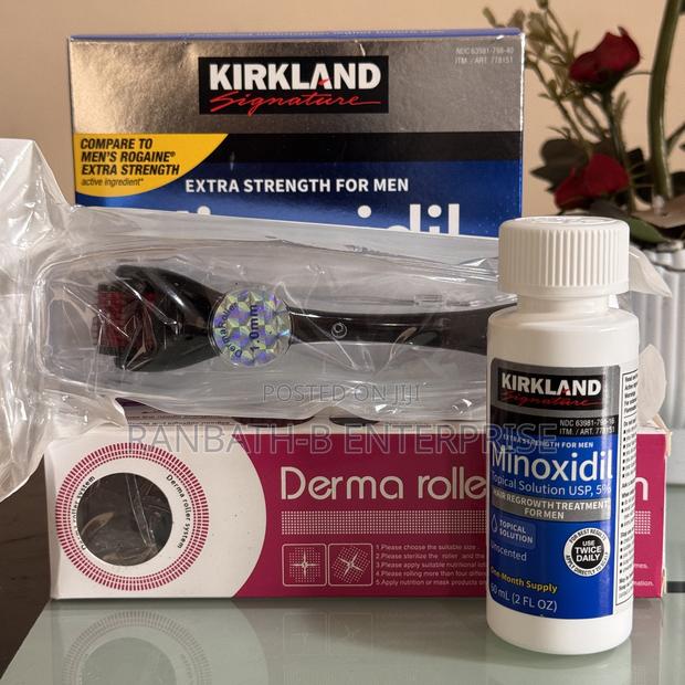 Minoxidil Kirkland Plus Derma Roller Combo · Photo 2
