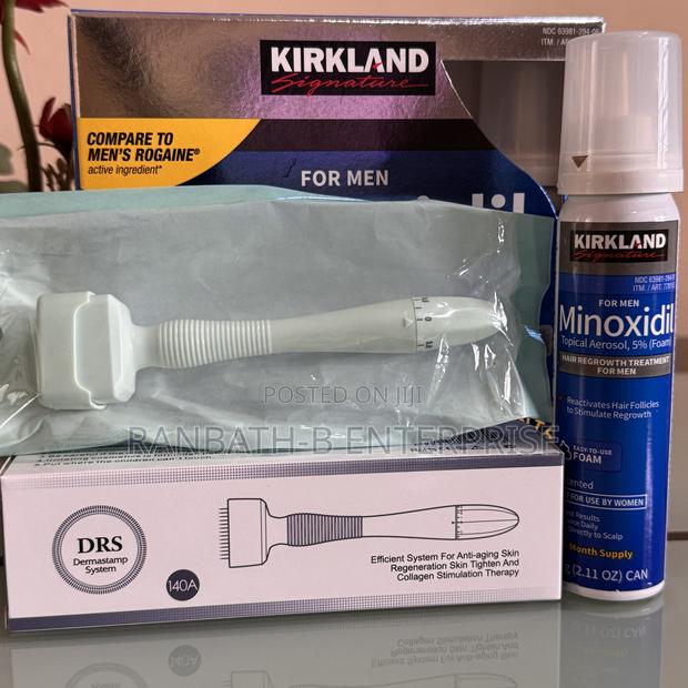 Adjustable DERMA Stamp Plus Kirkland Minoxidil Foam · Photo 1