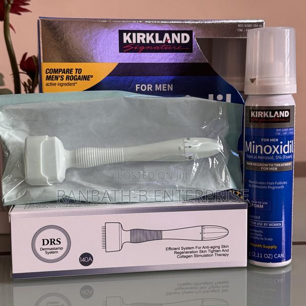 Adjustable DERMA Stamp Plus Kirkland Minoxidil Foam · Photo 2