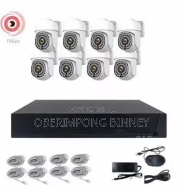 Camera Ip PTZ With Audio Full Coloured 8mp 8 Channel Kit · Photo 2