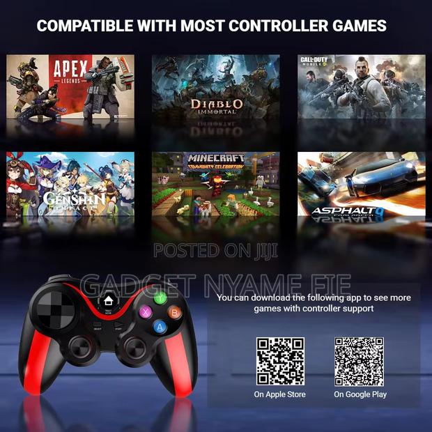 V13 Wireless Rechargeable Gamepad + Mobile Phone Holder · Photo 2