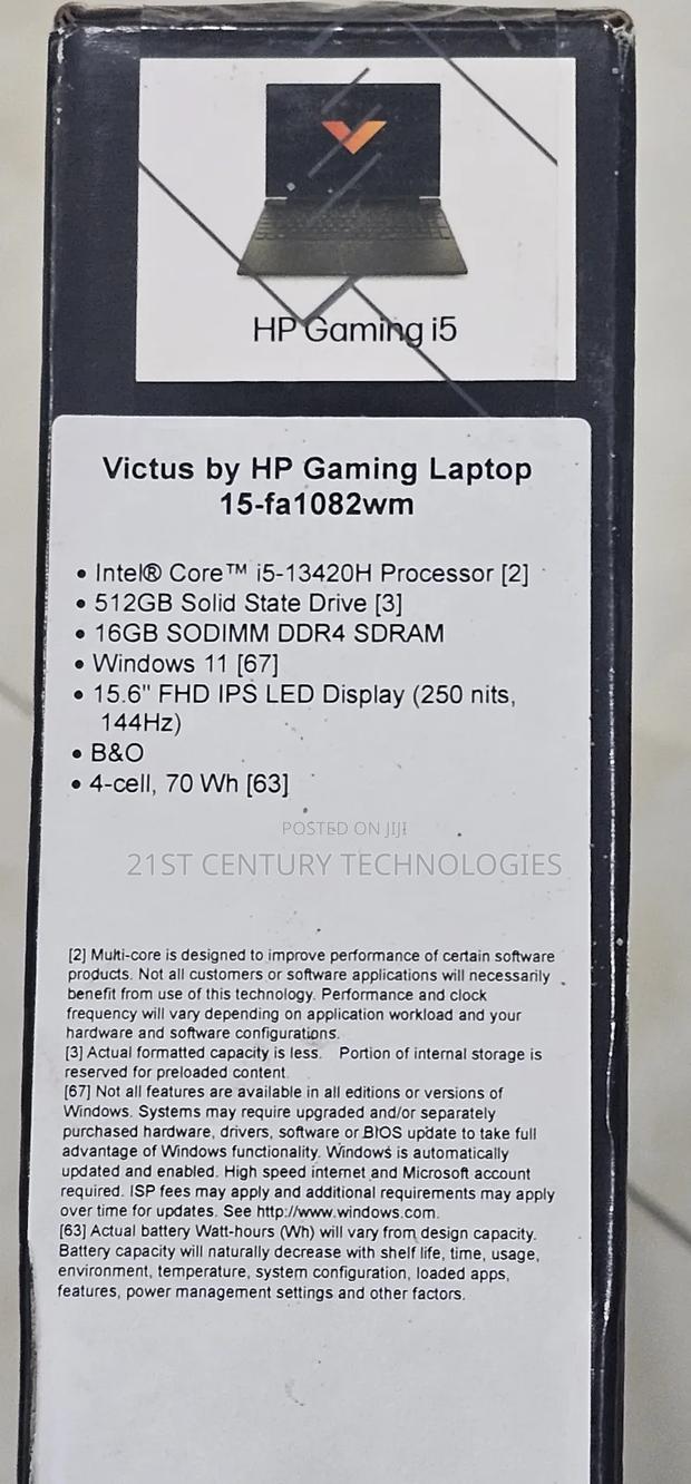 New Laptop HP Victus 15 16GB Intel Core i5 SSD 512GB · Photo 2