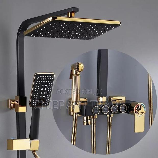 4 Flow Hot Cold Shower. Black Gold. 537 · Photo 3