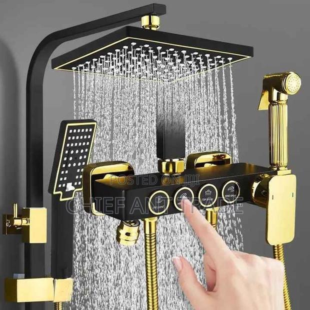 4 Flow Hot Cold Shower. Black Gold. 537 · Photo 4