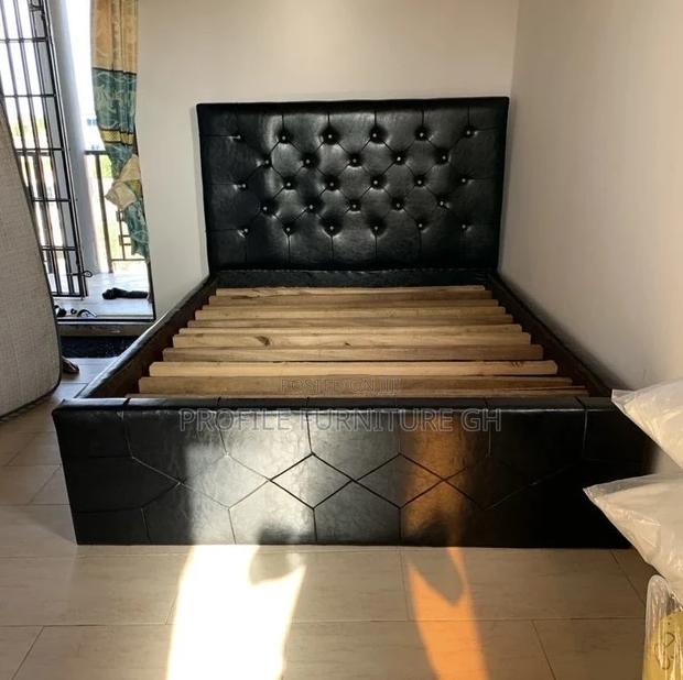Elegant Black Bedframe (Double )// Durable And Luxurious · Photo 1