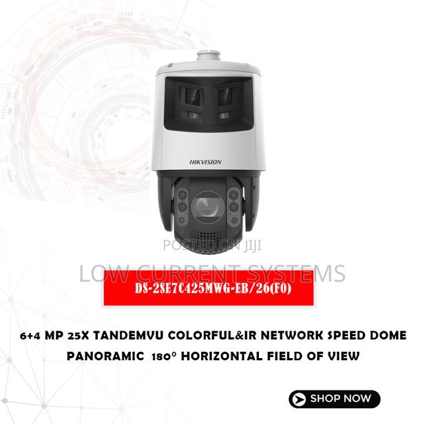 Hikvision 6mp Outdoor Tandemvu Panoramic Ptz Ip Camera Dual · Photo 2