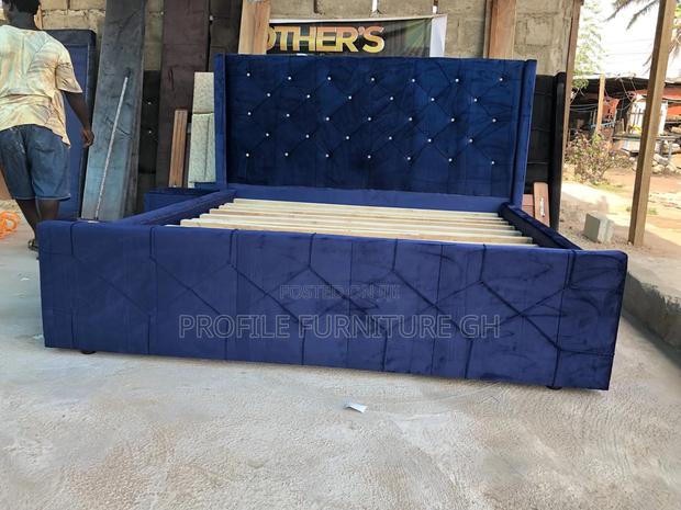 Classic Design Blue Queen Size Bedframe//fast Delivery · Photo 2