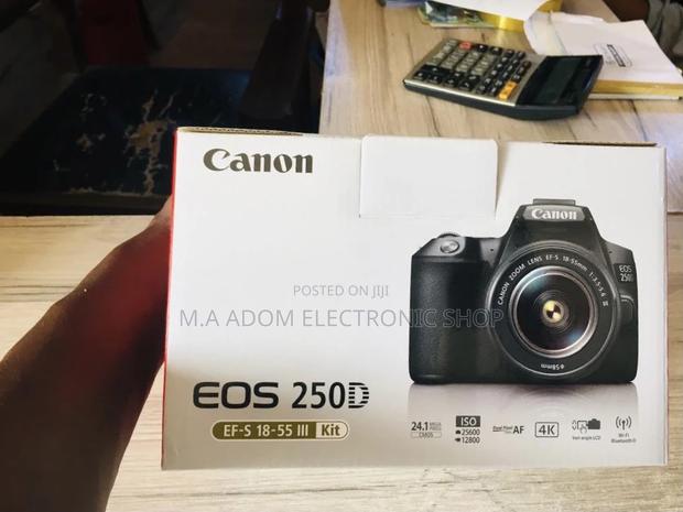Latest CANON EOS 250D 24.2mp Digital SLR Camera(Black). · Photo 1