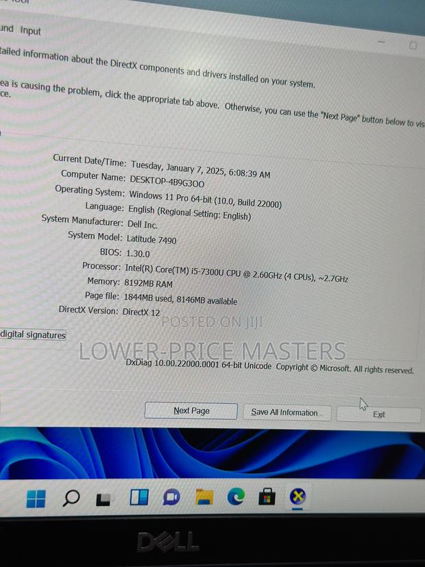 New Laptop Dell Latitude 7490 8GB Intel Core I5 SSD 256GB · Photo 6