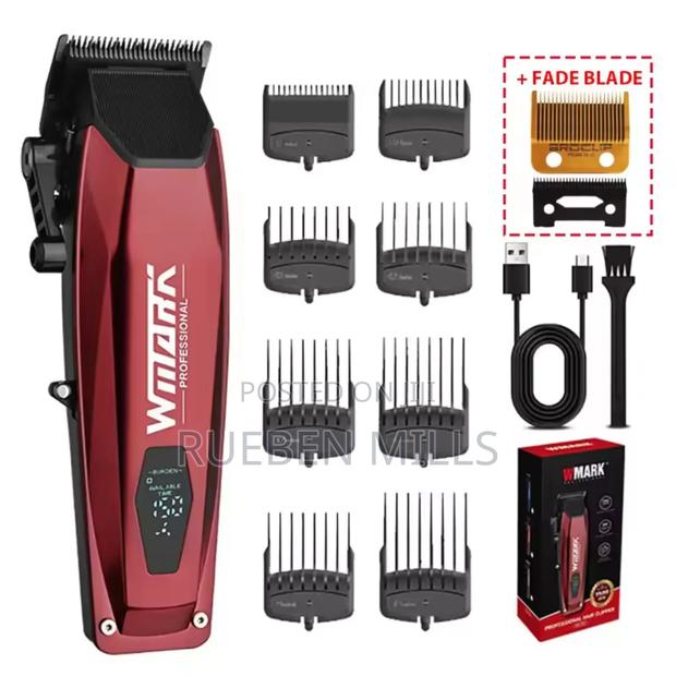 7500RPM Strong Motor Wmark NG-125 Cordless Barbering Machine · Photo 1