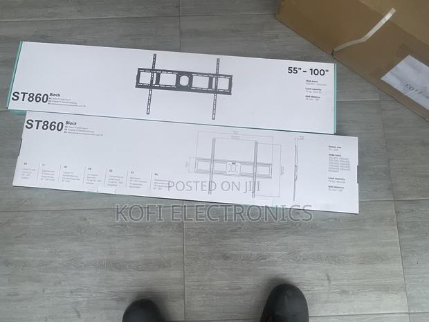 New Tilting Wall Mount For TV LED LCD 55-100" Black · Photo 1