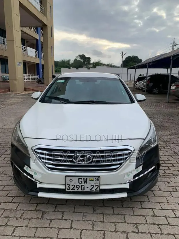 Hyundai Sonata 2016 White · Photo 1