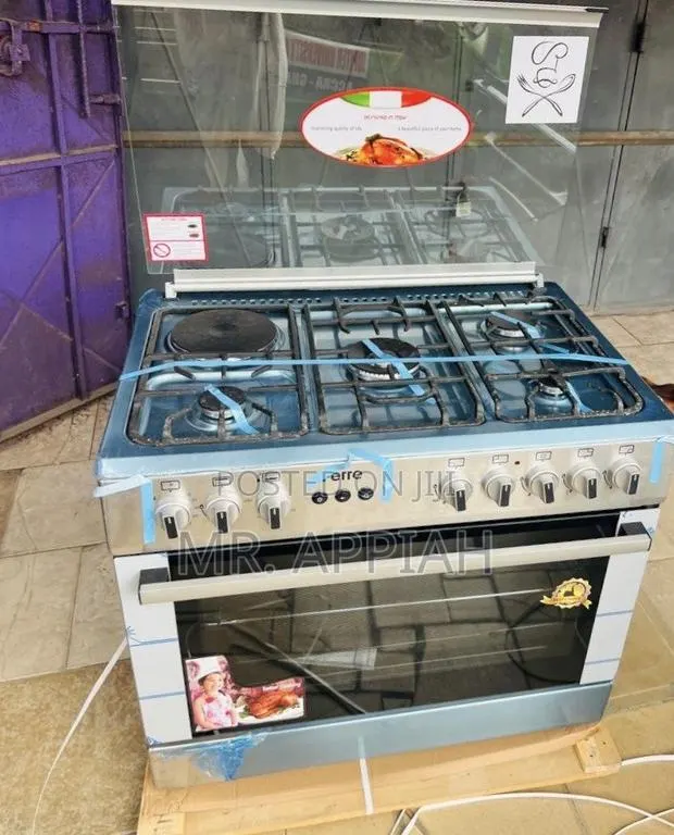 Latest Classic Ferre 60x90cm 1 Electric + 4 Gas Cooker(Gray). · Photo 1