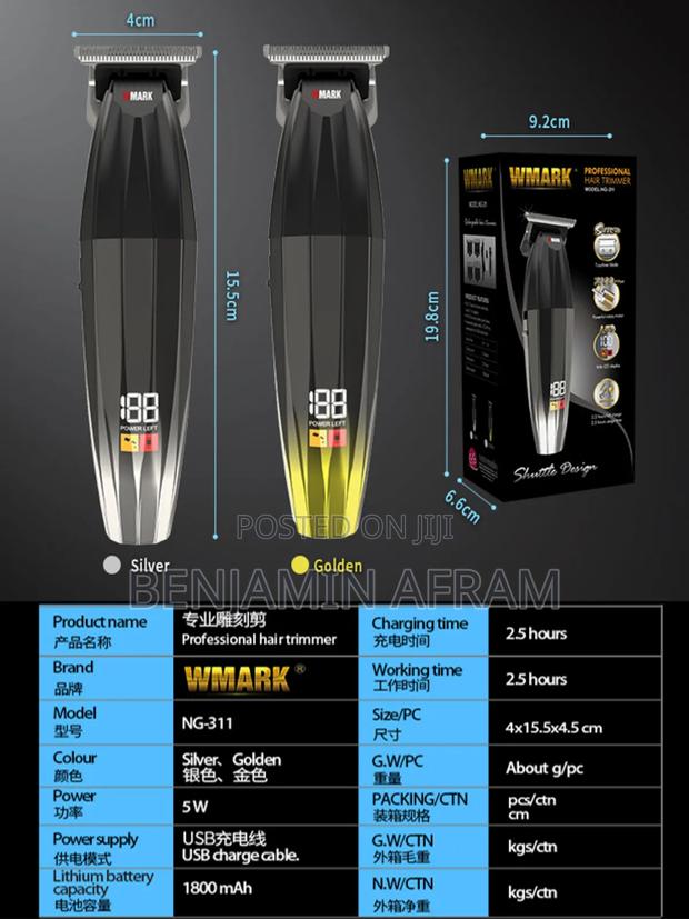 Wmark Original Hair Clippers NG 311 · Photo 5