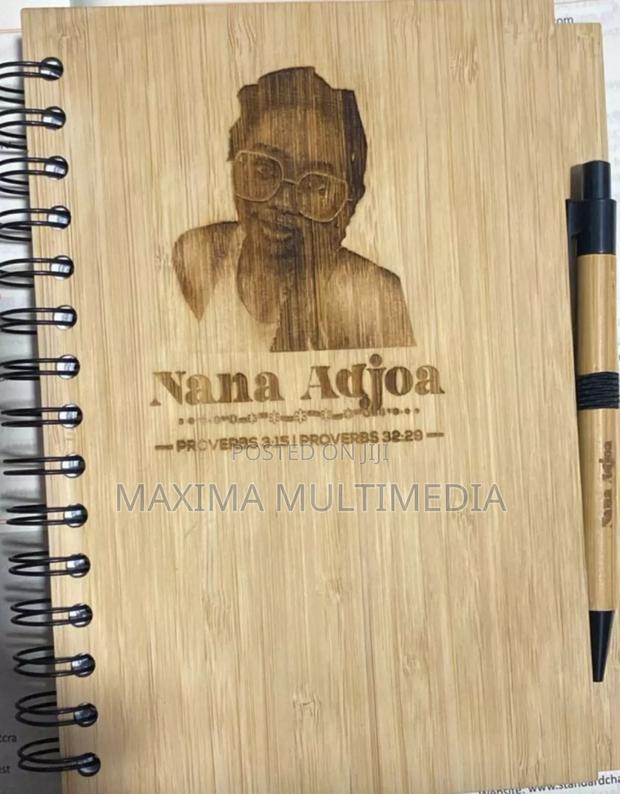Branded Bamboo Dairy With Pen · Photo 1