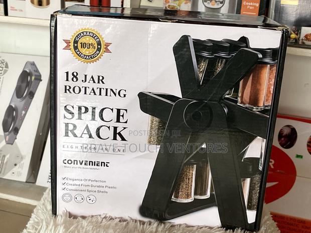 18 Piece Rotating Spice Rack With Jars · Photo 2
