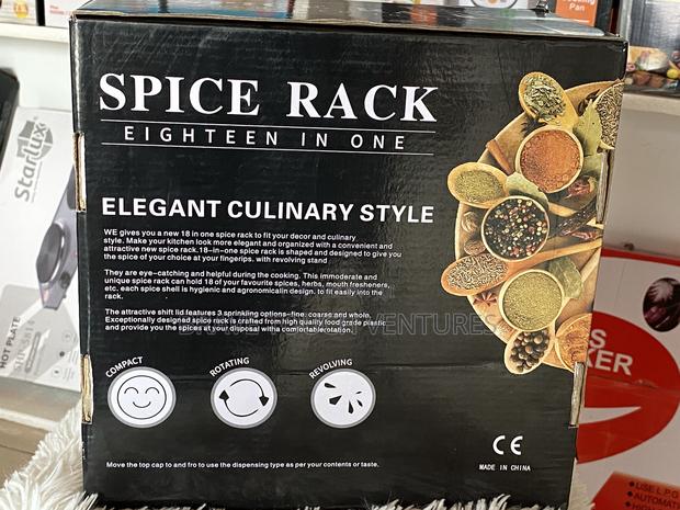 18 Piece Rotating Spice Rack With Jars · Photo 3