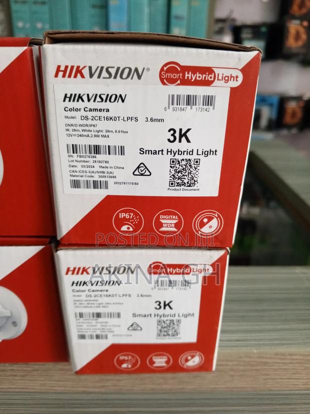 Hikvision Smart Hybrid Color Camera 5mp Ds-2ce16kot-LPFS · Photo 2