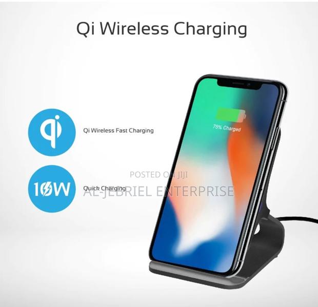 Promate Aluminium Crafted Ultra-Fast Wireless Charging Stand · Photo 2