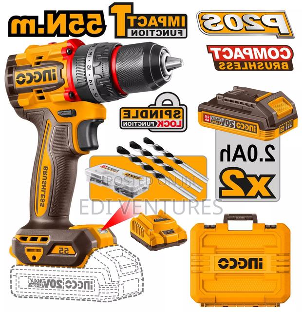 Ingco Compact Brushless Cordless Impact Drill · Photo 3