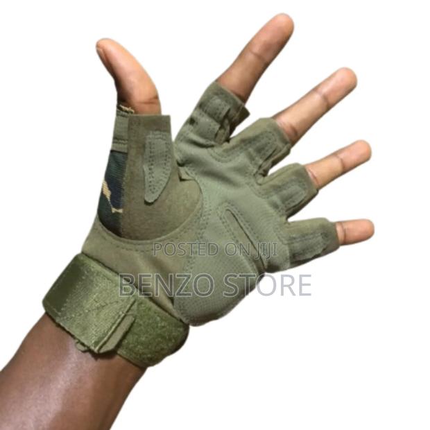 Original Strong Leather Hand Gloves for Gym and Riding · Photo 1