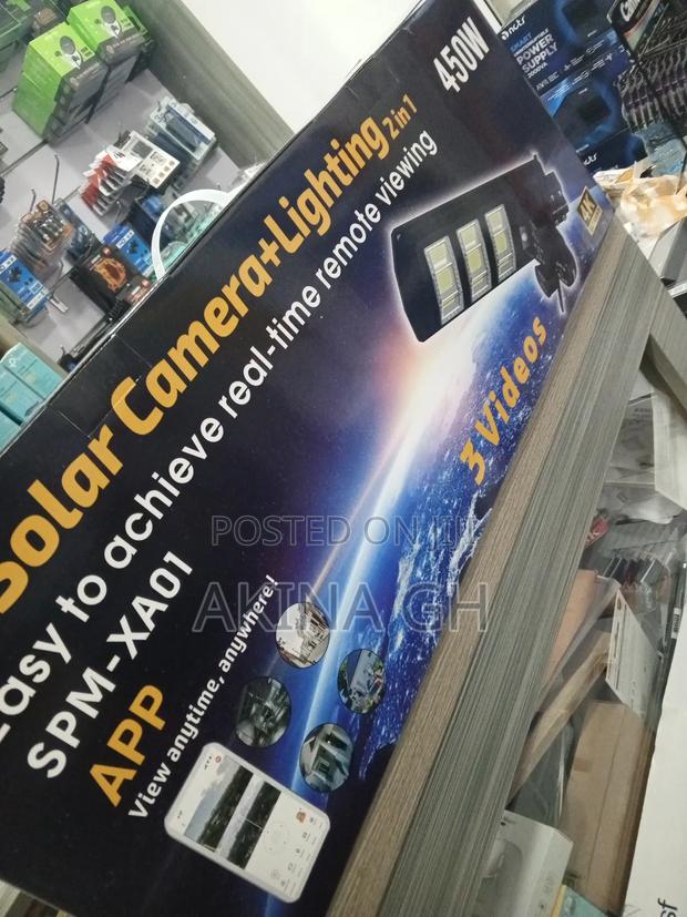 Ultra Ai Solar 450w Street Light Full Color Camera 2 in 1 · Photo 2