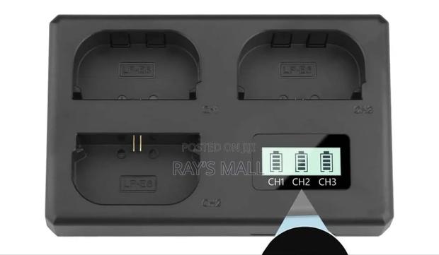 CANON Lp-E6/E6nh Triple Battery Charger · Photo 1