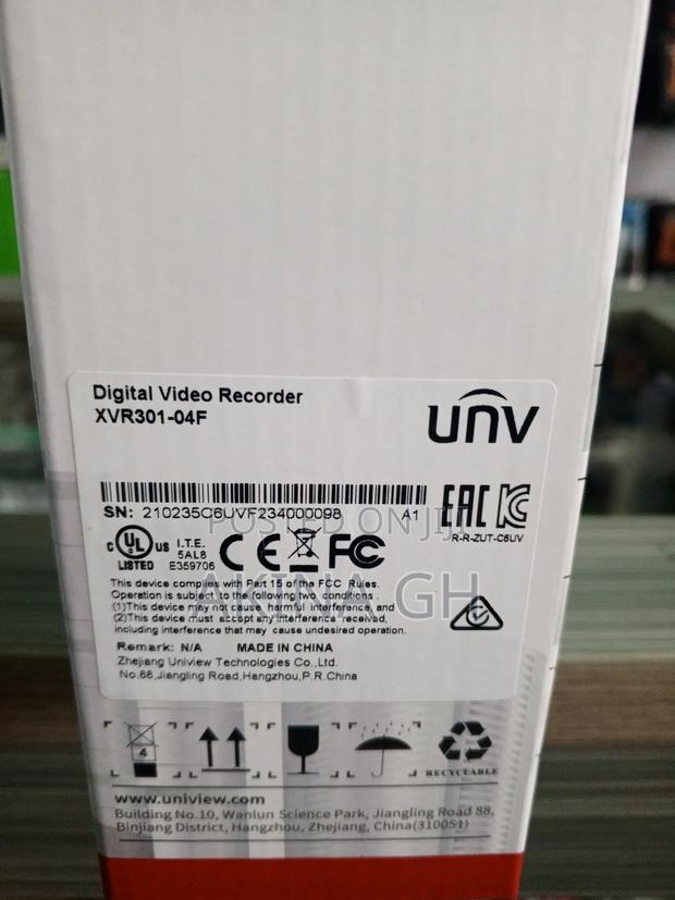Uniview Unv 4ch DVR 2mp Xvr301-04p · Photo 2