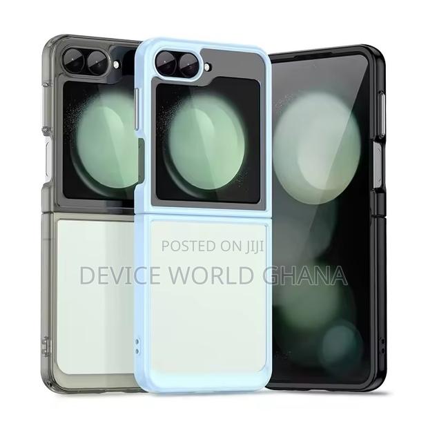 Transparent Color Case Available for Samsung Z Flip 6 and 5 · Photo 2